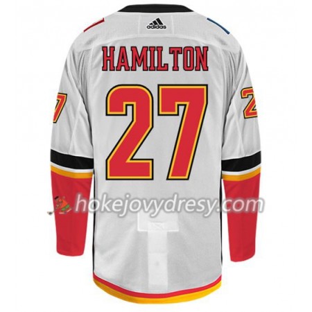 Pánské Hokejový Dres Calgary Flames DOUGIE HAMILTON 27 Adidas Bílá Authentic